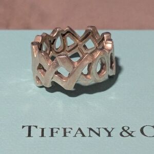 Tiffany & Co. Open Design Silver Ring